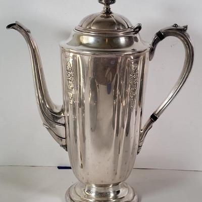 LOT 151L: Set of Vintage Coffee/Tea and Creamer Silverplate