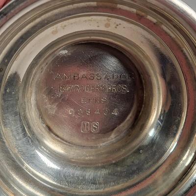 LOT 151L: Set of Vintage Coffee/Tea and Creamer Silverplate
