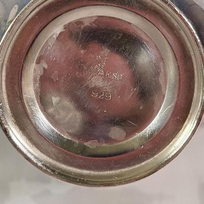 LOT 151L: Set of Vintage Coffee/Tea and Creamer Silverplate