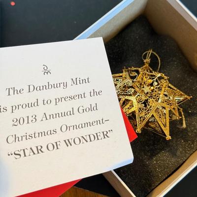 LOT 164L: 2010s Danbury Mint Annual Christmas Tree Ornaments w/ Boxes