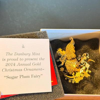 LOT 164L: 2010s Danbury Mint Annual Christmas Tree Ornaments w/ Boxes