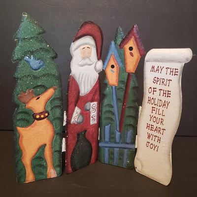 LOT 168F: Holiday Candle & Tabletop Decor; Longaberger & More