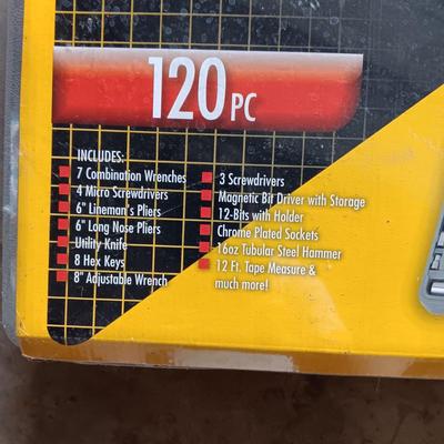 NEW HOME REPAIR TOOL SET, JUMPER CABLES AND FW1 AUTO CLEANING WAX