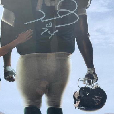 Michael Oher Signed “The Blind Side” Movie Poster with COA