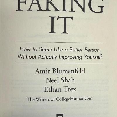 Sale Photo Thumbnail #532: Subtitled: How to seem like a better person without actually improving yourself. From the writers of CollegeHumor.com in 2007. Hardback, in good condition.