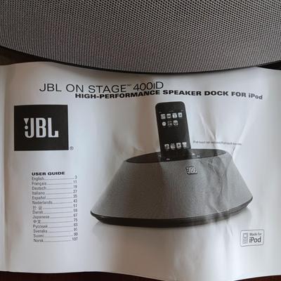 JBL ON STAGE 400iD DOCKING STATION
