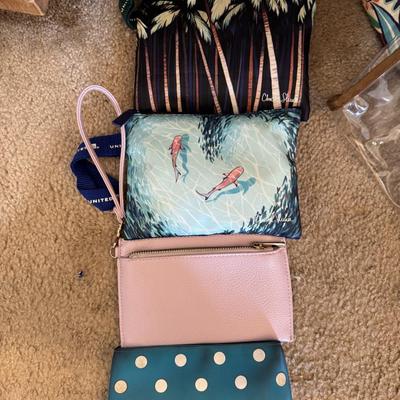 Cosmetic bags.