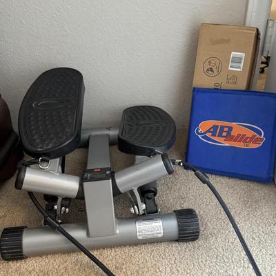 Mini stepper, exercise machine, and more.