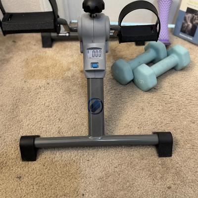 Portable pedal Exerciser and other exercise equipment.