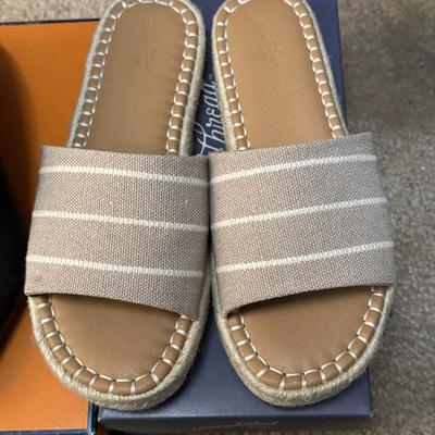 Shoes size 7 to 7 1/2 women’s.