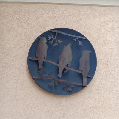 3D METAL BIRD WALL HANGING