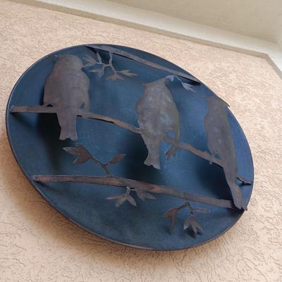 3D METAL BIRD WALL HANGING