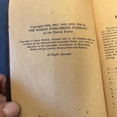 Vintage Dictionary Lot