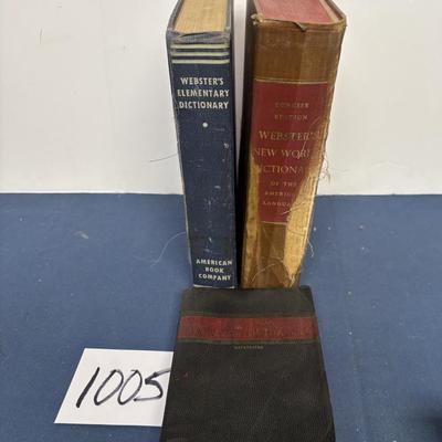 Vintage Dictionary Lot