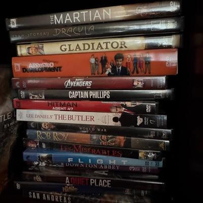 Lot of DVDs..