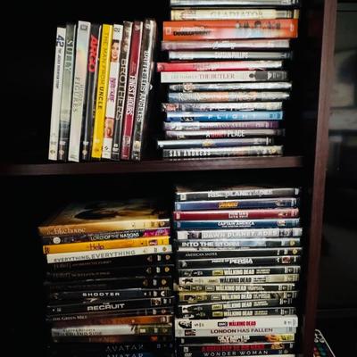 Lot of DVDs..