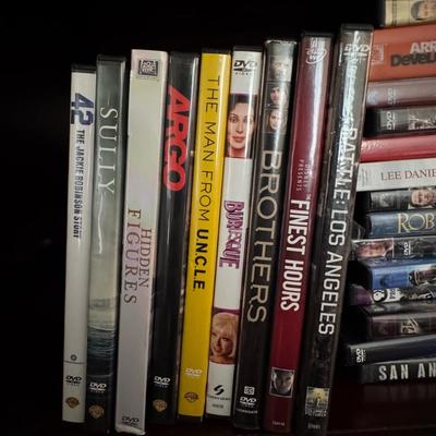 Lot of DVDs..