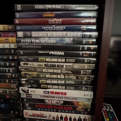 Lot of DVDs..