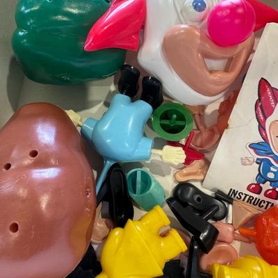 Mr. Potato Head and Bozo the Clown 1960's