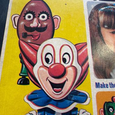 Mr. Potato Head and Bozo the Clown 1960's