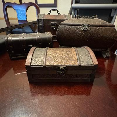 Decorative treasure chests decor.