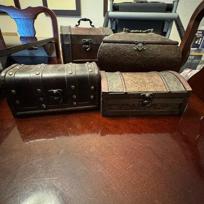 Decorative treasure chests decor.