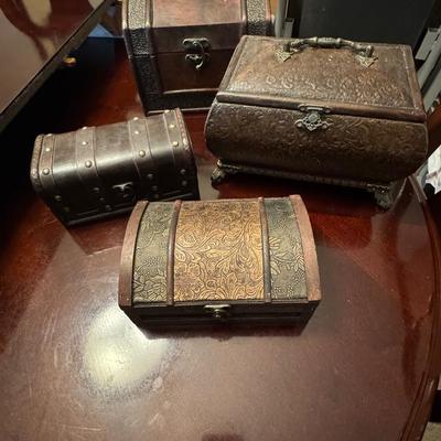 Decorative treasure chests decor.