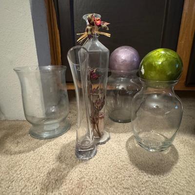 Glass vases and more.