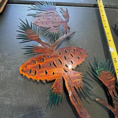 Cactus metal wall art