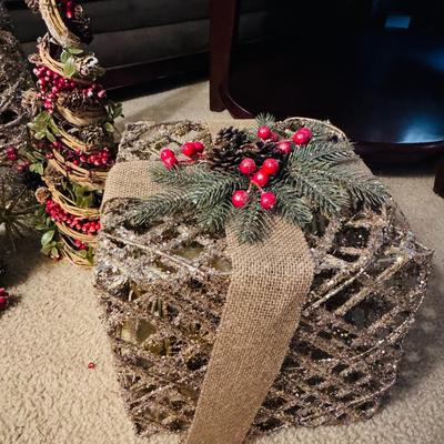 Very unique Christmas decor.