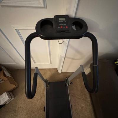Treadmill, manual folding no motor.