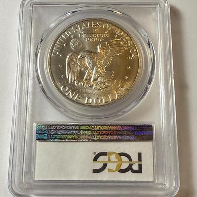 PCGS CERTIFIED 1972-S MS67 EISENHOWER SILVER DOLLAR AS PICTURED.