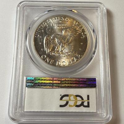 PCGS CERTIFIED 1972-S MS67 EISENHOWER SILVER DOLLAR AS PICTURED.