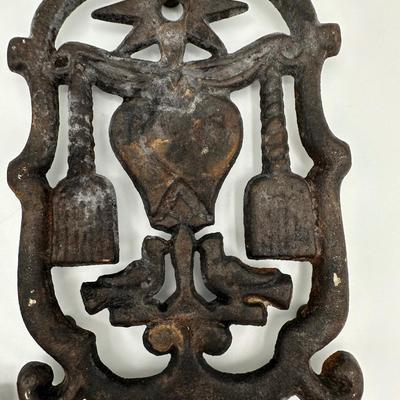 Vintage Set of Three Wilton Cast Iron Trivets