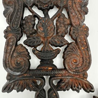 Vintage Set of Three Wilton Cast Iron Trivets