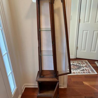 Lighted Curio Cabinet with Glass Shelves (LR)