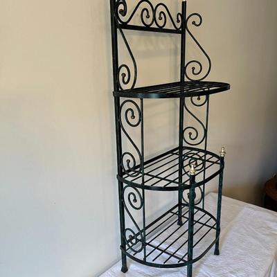 Black Metal Three Shelf Display Rack (M3)