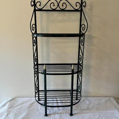 Black Metal Three Shelf Display Rack (M3)