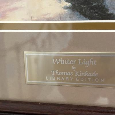 Winter Lights Print By Thomas Kinkade (B2)
