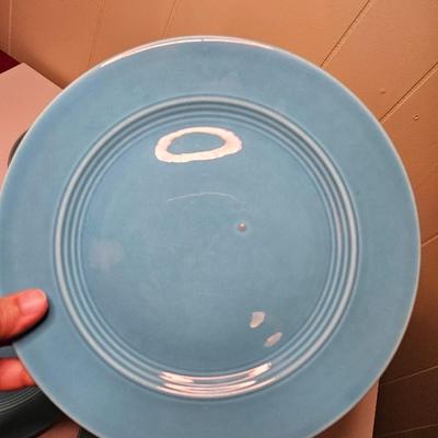 Sale Photo Thumbnail #14: 2 appear to be lighter than the others but they are all turquoise in color.

General disclaimer: this is a previously owned, antique/vintage/retro item. This means that the product may have imperfections or indication of previous wear. Photos taken are to