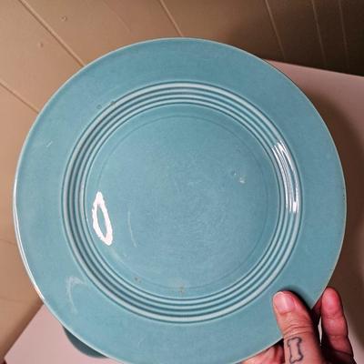Sale Photo Thumbnail #19: 2 appear to be lighter than the others but they are all turquoise in color.

General disclaimer: this is a previously owned, antique/vintage/retro item. This means that the product may have imperfections or indication of previous wear. Photos taken are to