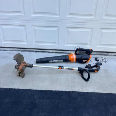 Worx Cordless 20V String Trimmer & Blower (G-MG)