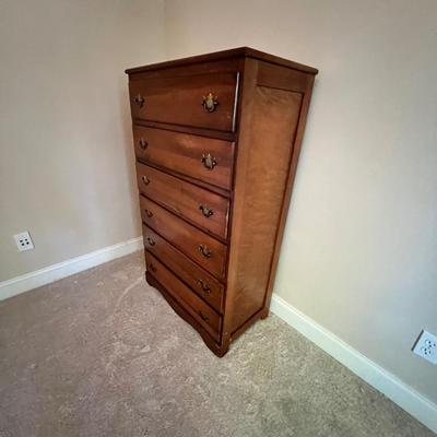 Six Drawer Solid Wood High Boy Dresser (GB-RG)