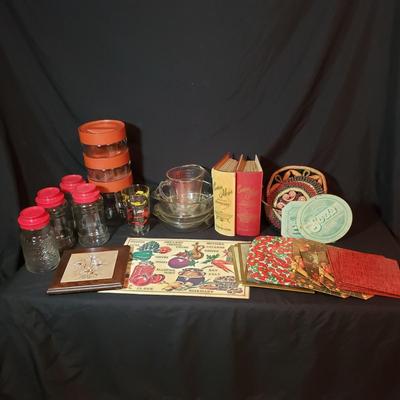 1950's Cooking Magic-Cookbooks, Pyrex Canisters & More (K-KD)