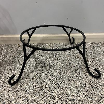 Three Metal Plant Stands (G-MG)