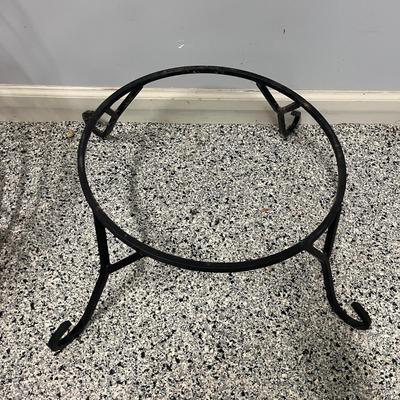 Three Metal Plant Stands (G-MG)