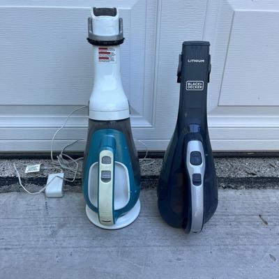 Two Black & Decker Cordless Lithium Vacuums (G-MG)
