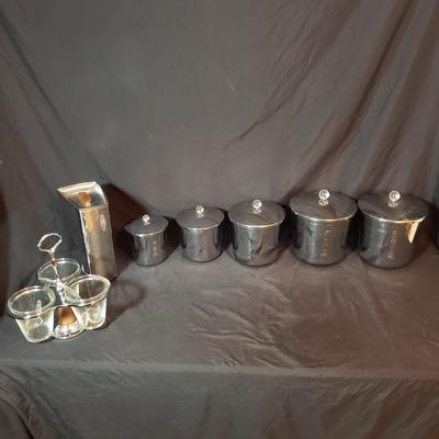 Mid Century Stainless Canisters & More (K-KD)