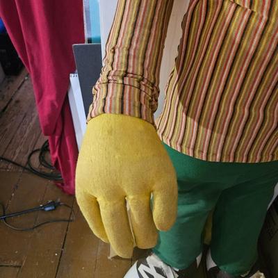 Sale Photo Thumbnail #235: Used as a retail display mannequin in JC Penny in the 1980's for a Sesame Street Clothing Line.  Hard to find.

General disclaimer: this is a previously owned, antique/vintage/retro item. This means that the product may have imperfections or indication of