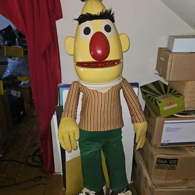 Sale Photo Thumbnail #239: Used as a retail display mannequin in JC Penny in the 1980's for a Sesame Street Clothing Line.  Hard to find.

General disclaimer: this is a previously owned, antique/vintage/retro item. This means that the product may have imperfections or indication of